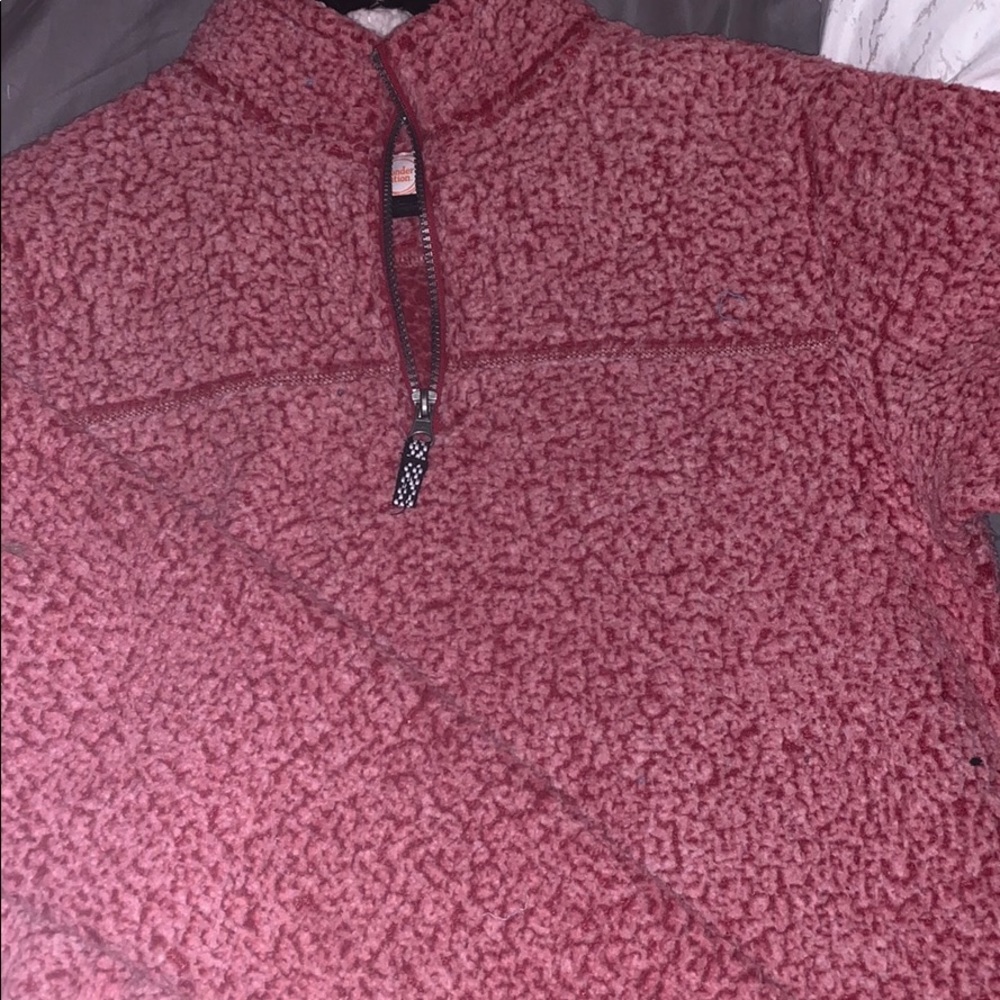 Red sweatshirt